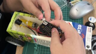 マイクロビットでロボコンにチャレンジ！備前こどもまなび体験事業